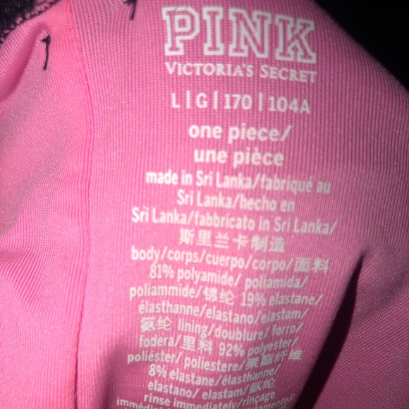 Pink by Victoria Secret Black One piece Swimsuit - Picture 8 of 9